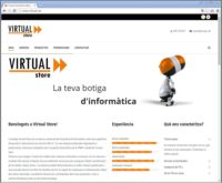 Web corporativa de la tienda informática Virtual Store